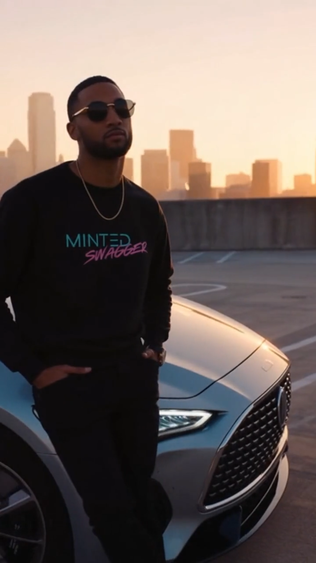 "Minted Swagger" Champion Fashion Sweatshirt