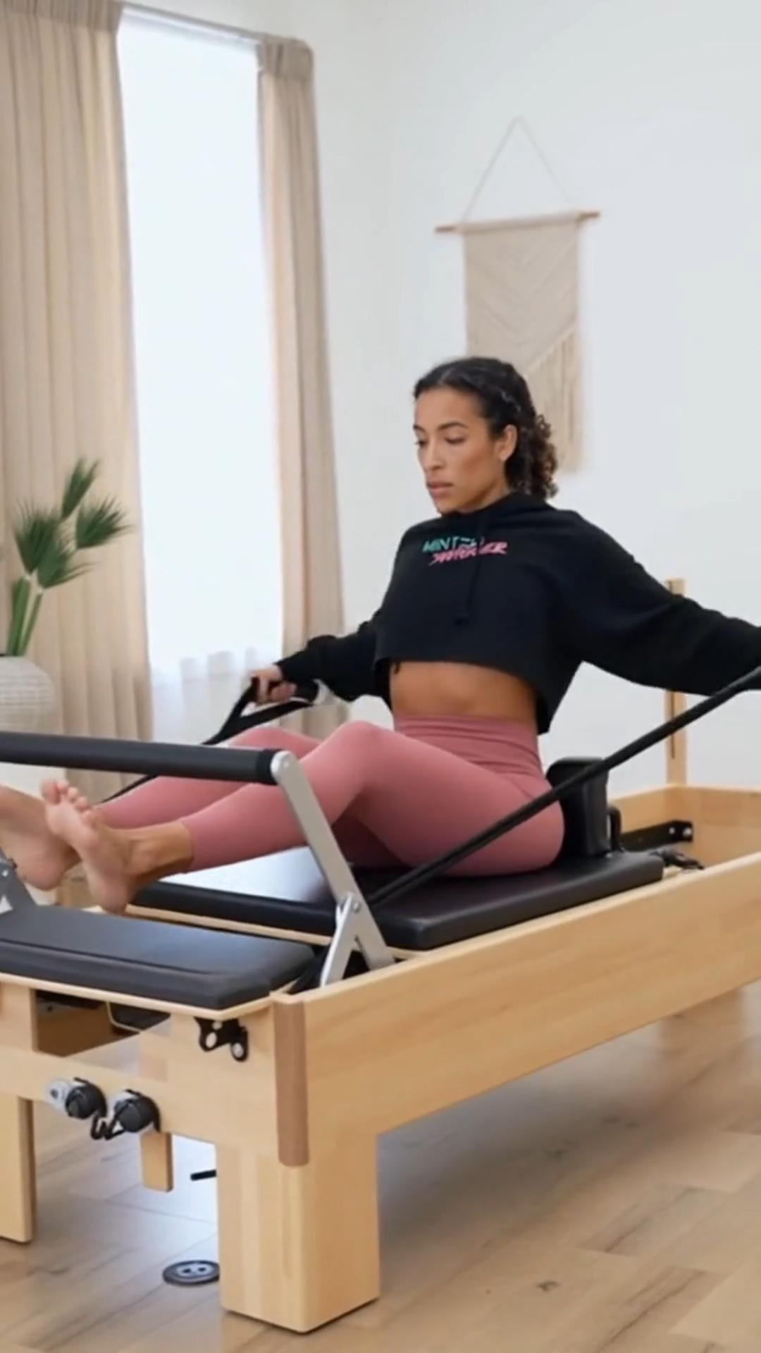 "Minted Swagger" Cropped Fashion Hoodie